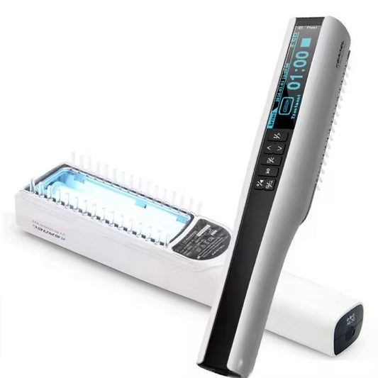 Kernel UVB Lichttherapie Handlamp – Philips™ 311nm UVB Lamp – Voor Psoriasis, Vitiligo & Eczeem – Met Timer & UV-Beschermbril – Thuisgebruik – Zonder Accu