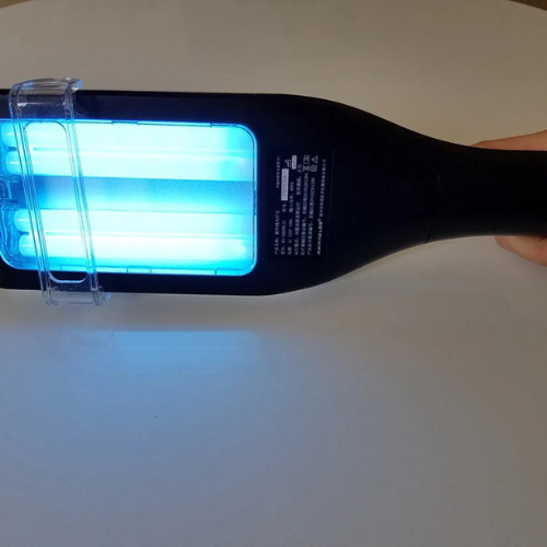 Kernel UVB Lichttherapie Handlamp – Philips™ 311nm UVB Lamp – Voor Psoriasis, Vitiligo & Eczeem – Met Timer & UV-Beschermbril – Thuisgebruik - Oplaadbaar met Accu